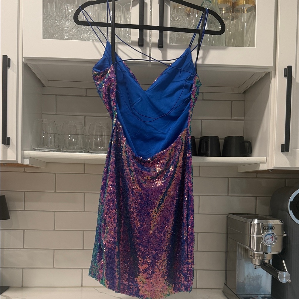 Sequin Dress - Multicolor - Picture 2 of 7